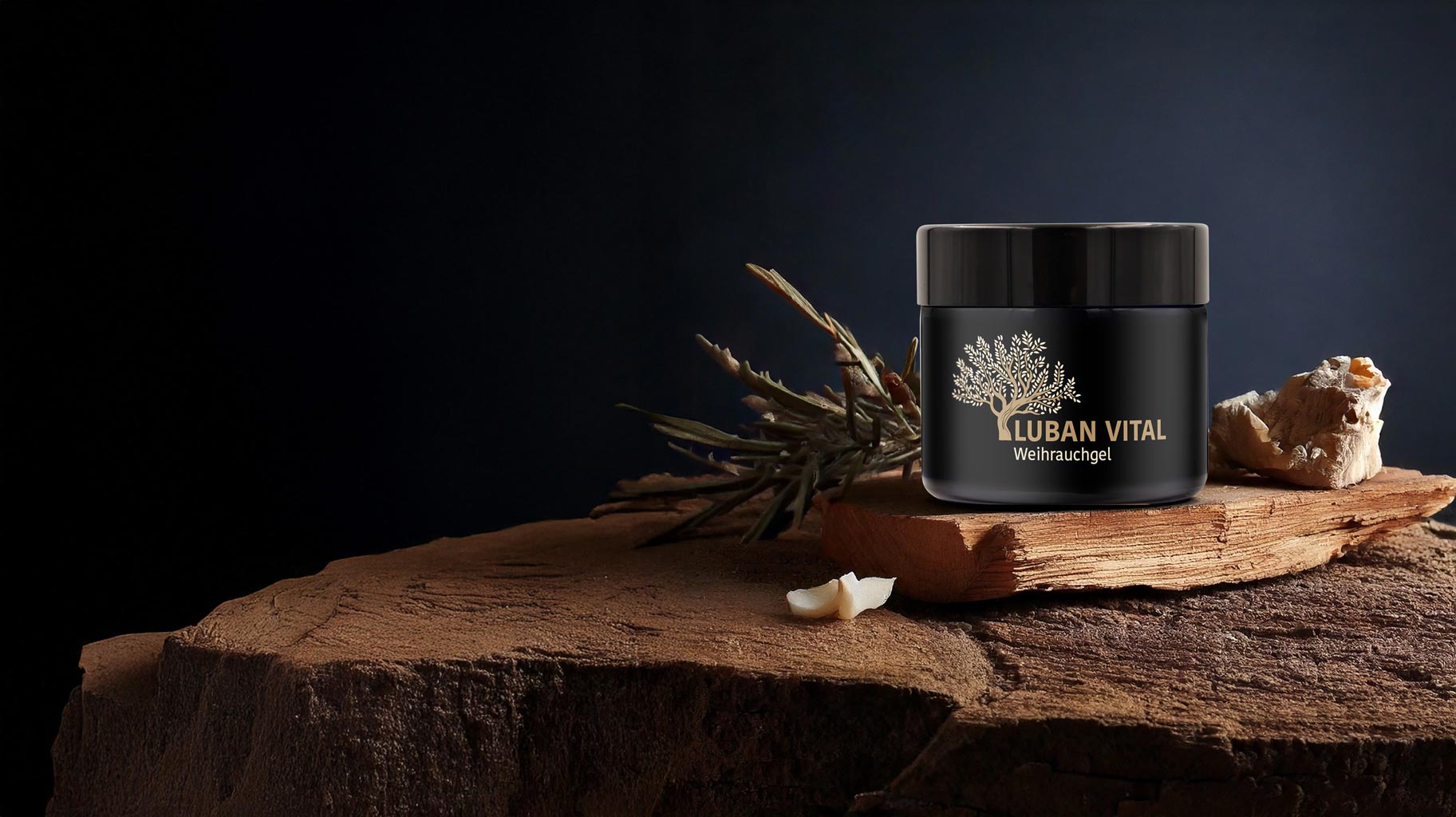 Luxuriöses Luban Vital Weihrauchgel – Naturkosmetik für strahlende und gepflegte Haut.